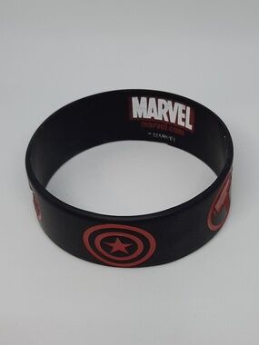 Marvel The Avengers Logos Rubber Bracelet